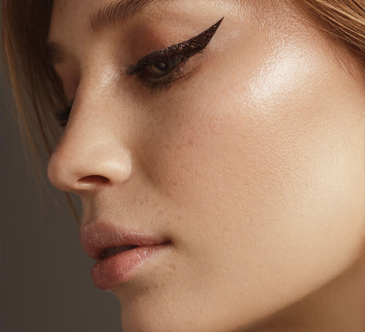 Closeup of a woman's nose highlighting rhinoplasty in Denver