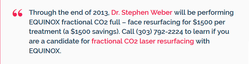 Eclipse Fractional CO2 Resurfacing Testimonial